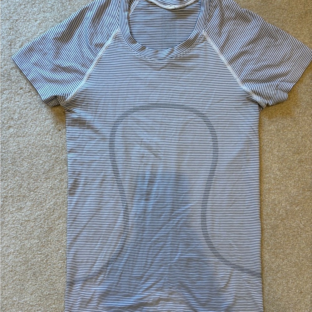 Lululemon Striped Short Sleeve - Sz 4